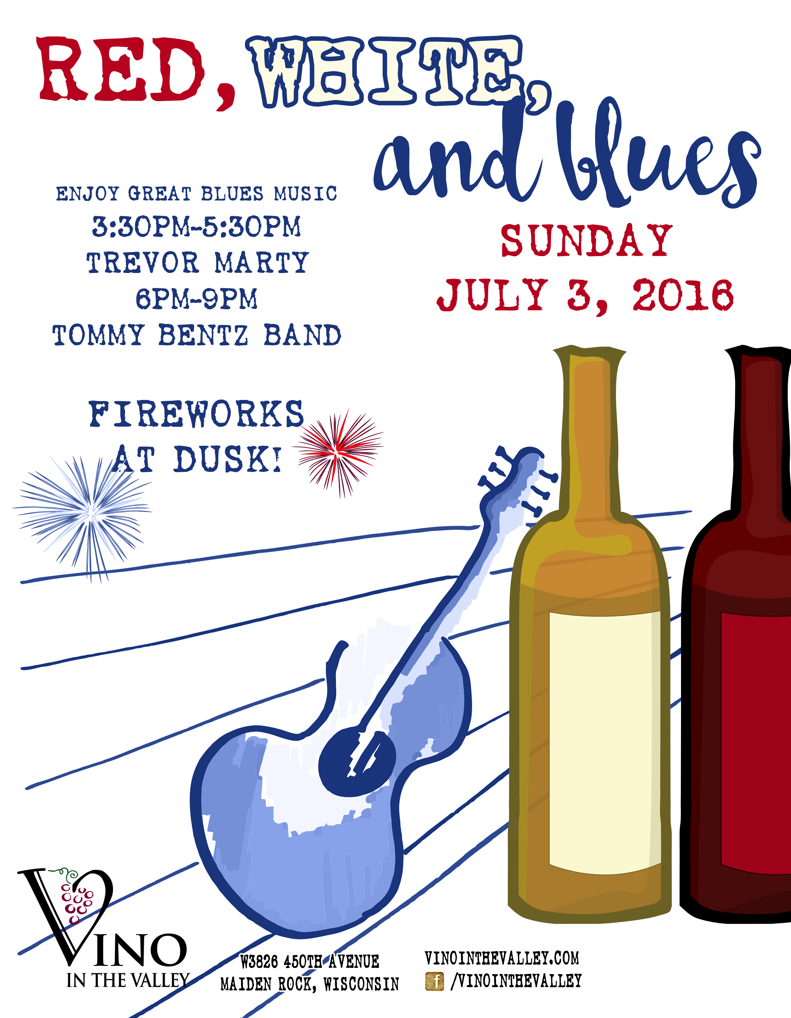 Red White and Blues Flyer 06-16
